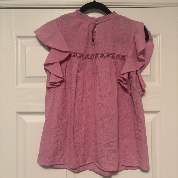 Anthropologies Rahi Flutter Sleeve Blouse - Picture 11 of 12